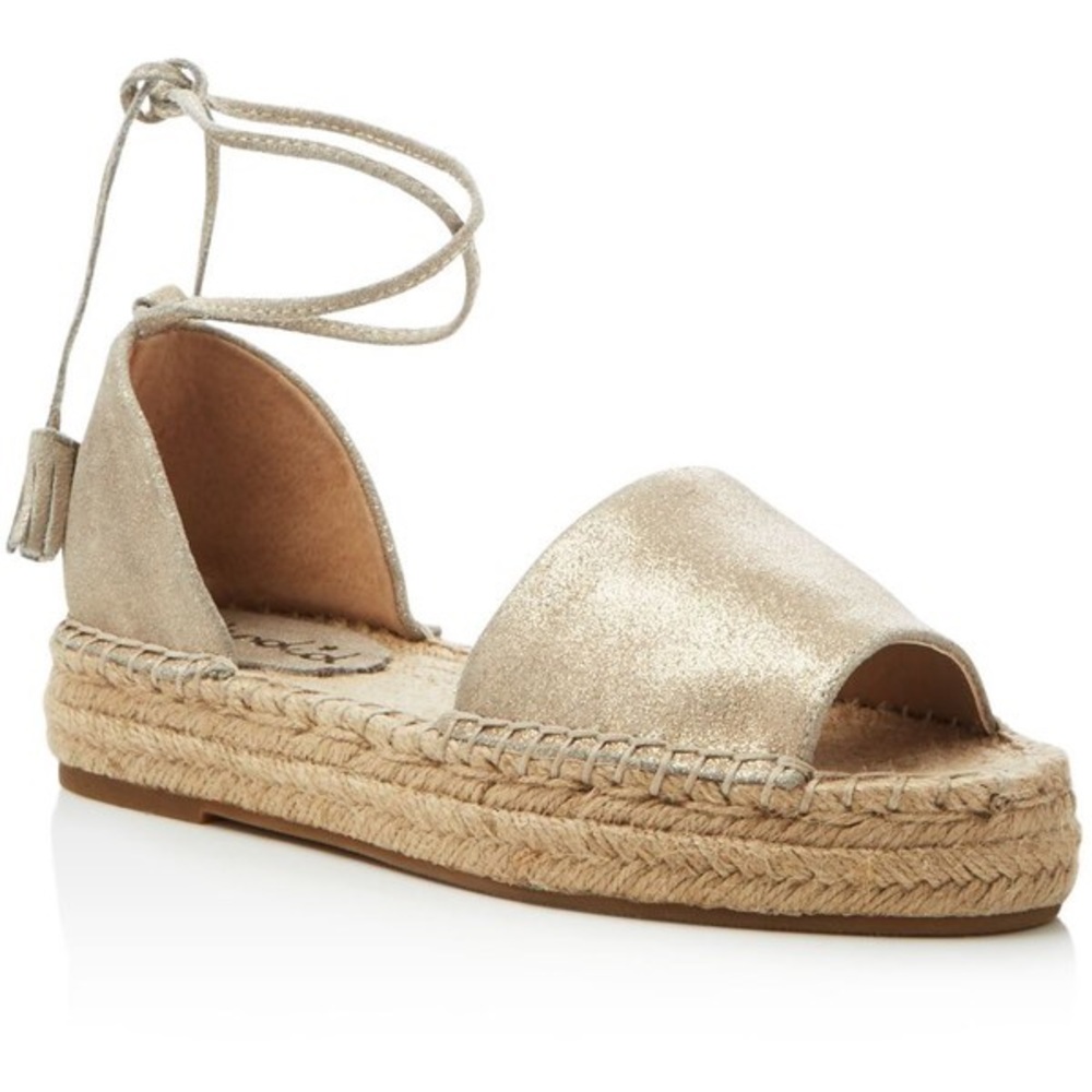 SPLENDID Edna Espadrilles | Metallic Champagne | 8